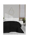 SteweHome Κουβέρτα Πλεκτή Υπέρδιπλη 220x240εκ. Μαύρη