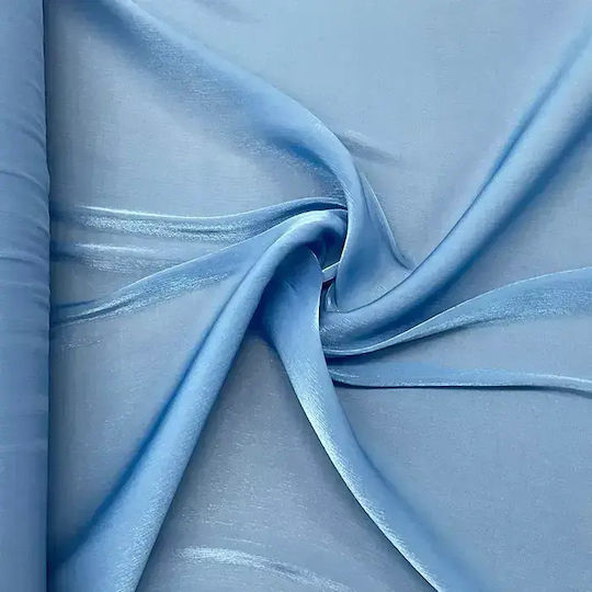Decoration Fabric Satin by Meter Width 145cm Blue