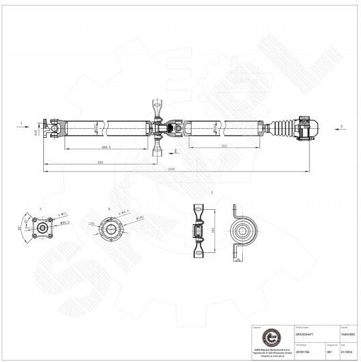 Drive Transmission Shaft Opel Antara And Chevrolet Captiva 20781756