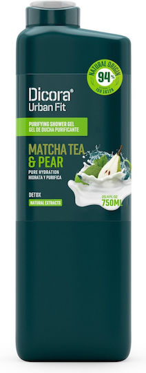 Dicora Urban Fit Shower Gel & Green Tea Scent 750ml