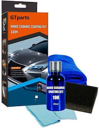 Gtparts Nano Керамично Покритие 10h Комплект Защита За Автомобил 30ml Ez1985