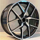 Mercedes-Benz Aluminum Car Wheels ET45 Black Face Machined