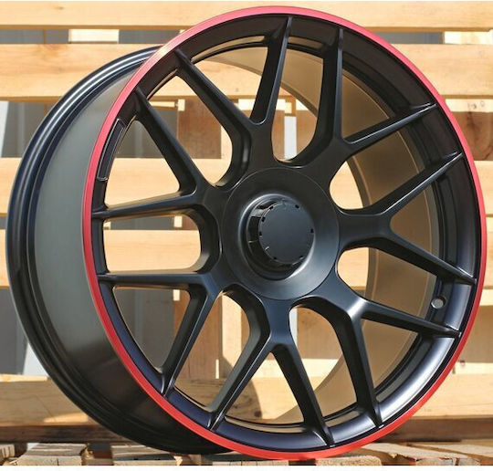 Mercedes-Benz Aluminum Car Wheels ET43 Matt Black