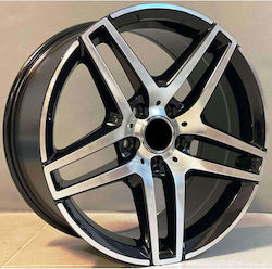 Mercedes-Benz Алуминиеви Джанти За Автомобил ET45 Черно Лице Machined