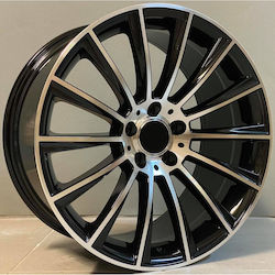 Mercedes-Benz Алуминиеви Джанти За Автомобил ET35 Черно Лице Machined