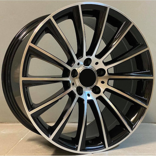 Mercedes-Benz Ζάντες Αλουμινίου Αυτοκινήτου ET35 Black Face Machined