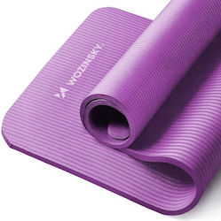 Wozinsky Στρώμα Γυμναστικής Yoga Μωβ (183x61x1.5cm)