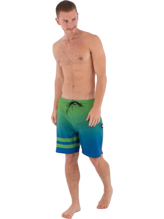 Hurley Phantom Men's Swim Shorts Green Striped