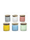 ArteLibre General Use Glass Jar with Lid Transparent 500ml 1 Piece