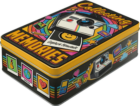 Nostalgic Art Nostalgic General Use Box with Lid Metallic 3x3x23cm