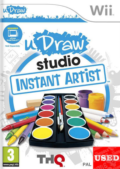 uDraw Studio Instand Art Wii Game (Used) (GAME ONLY)