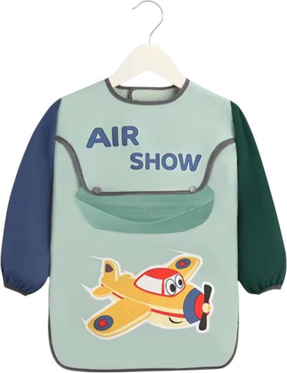 Queen Mother Air Show Αδιάβροχη Ποδιά Υφασμάτινη με Μανίκια Πράσινη