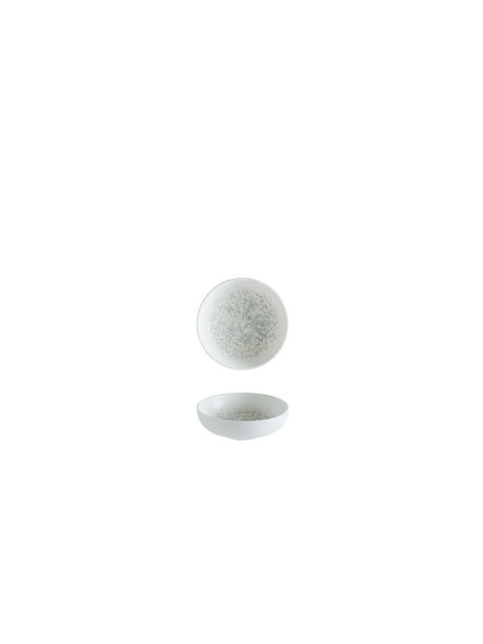Ready Round Porcelain Grey Serving Bowl with Diameter 10cm
