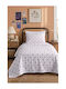 SteweHome Κουβέρτα Πικέ Μονή 160x230εκ. Λευκή