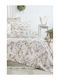 SteweHome Κουβέρτα Πικέ Μονή 160x230εκ. Λευκή