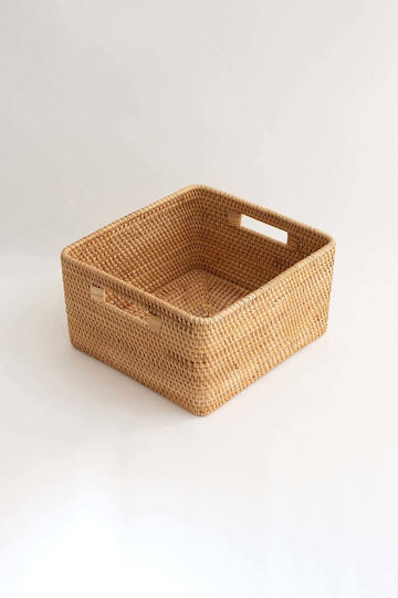 SteweHome Dekoratives Korbweide Körbchen Beige 30x28x16cm