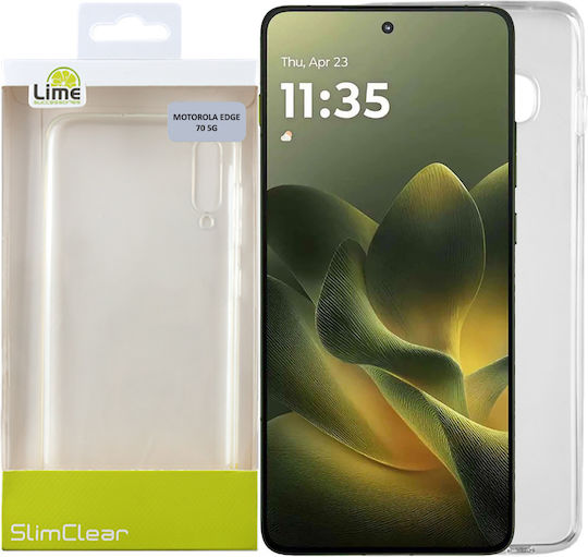 Lime Motorola Edge 70 5g 6.7" Slimclear TPU Camera Guard Transparent