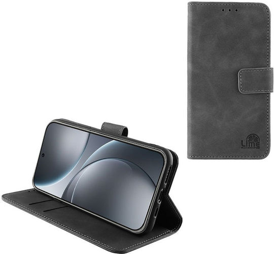Lime Essential Θηκη Oppo Find X9 Pro 5g 6.78in Magnet Book Stand Clip Grey
