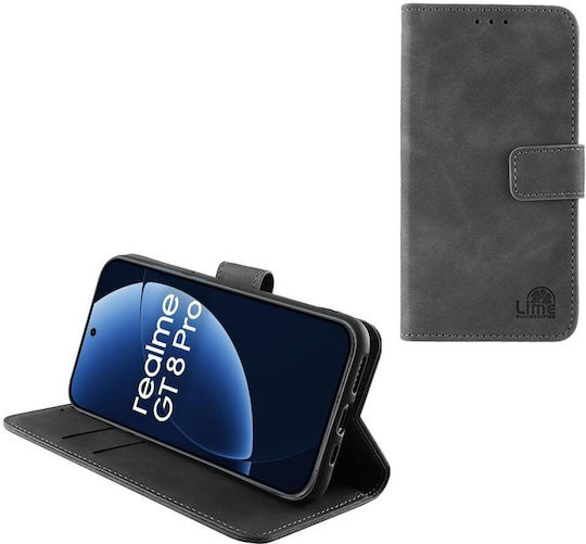 Lime Essential Case Realme Gt 8 Pro 5g 6.79in Magnet Book Stand Clip Grey
