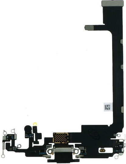 Apple Iphone 11 Pro Max Charging Flex Cable Connector Black Oem