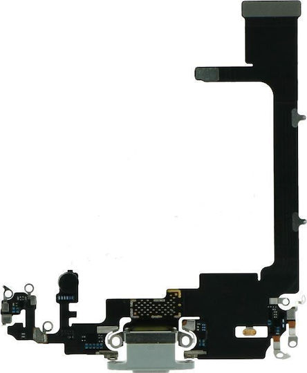 Apple Iphone 11 Pro Charging Flex Cable Connector White Oem
