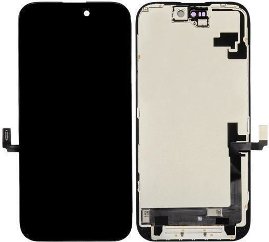 Apple iPhone 16 Ersatzbildschirm LCD Incell mit Touch-Mechanismus Schwarz OEM
