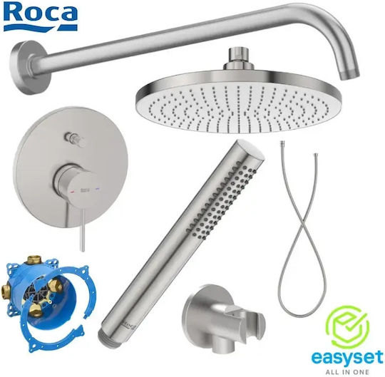 Roca 50SM0+A5B1803SM0 за Душ Сив