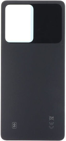 Xiaomi Poco X5 Pro капак на батерията + самозалепваща лента черен оригинален