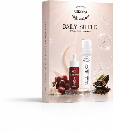 Aurora Natural Grape Shield Σετ Περιποίησης 2τμχ