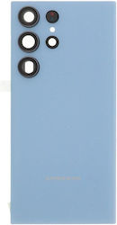 Samsung S918b Galaxy S23 Ultra Akkuabdeckung + Klebstoff + Kameralinse Blau Oem Samsung S918b Galaxy S23 Ultra Akkuabdeckung + Klebstoff + Kameralinse Blau Oem