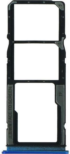 Xiaomi Redmi 8a Sim Card Tray Blue Original