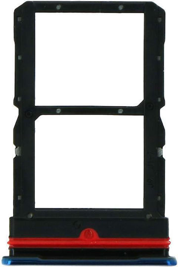 Xiaomi Mi 10 Lite Sim Card Tray Dual Card Blue Original
