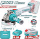 Total TAGLI2120272E Τροχός 125mm Μπαταρίας Brushless με Ρύθμιση Στροφών 2x5Ah