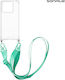 Silicone Case Strap Sonique Armor Clear Motorol...