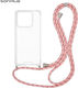 Silicone Case Cord Sonique Armor Clear Motorola...