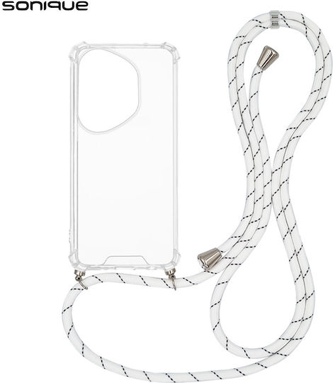 Silicone Case Cord Sonique Armor Clear Honor 400 Pro 5g Rainbow White