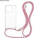 Silicone Case Cord Sonique Armor Clear Motorola...