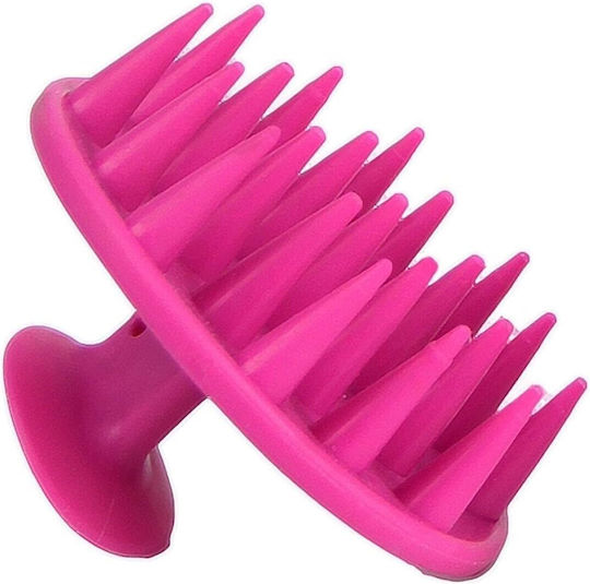 Femmit Haarbürste Kopfhautmassage Weiche Silikon Spitzen Rosa