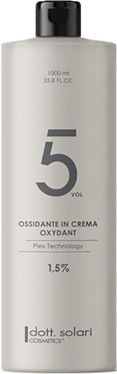 Dott Solari Oxycreme Öl Jojoba & Karité Butter 5 Volumen/1,5% 1lt