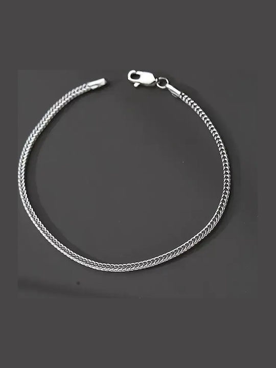 Herren Armband Kette aus Stahl 19cm