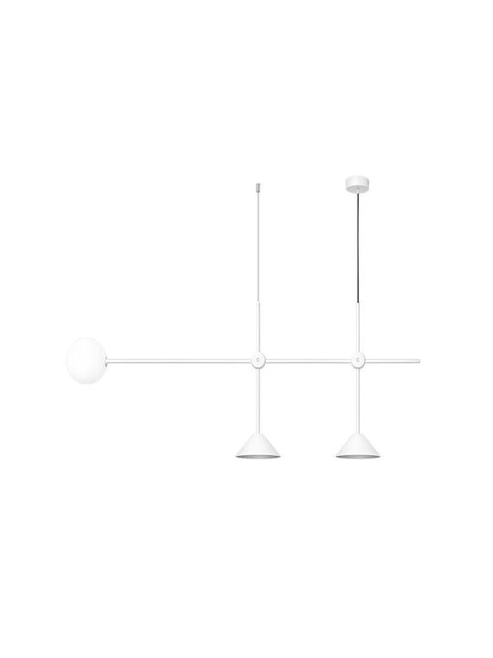 Luma Ceiling Light White LED With Warm White Light