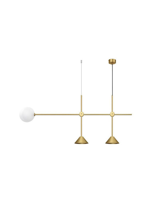 Luma Ceiling Light Gold LED With Warm White Light