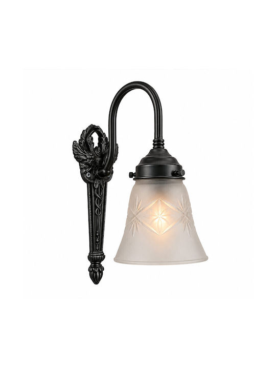 Classic Wall Lamp with E14 Bulb Base Bronze