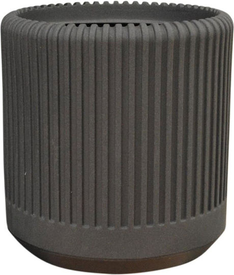 Atmosphera Plastic Black Plant Pot 38x38cm