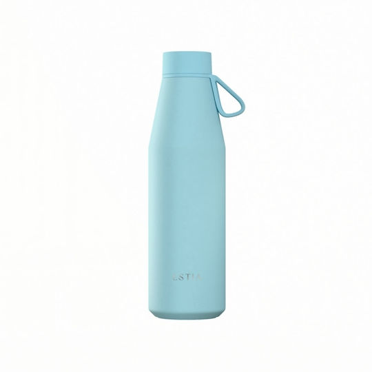 Estia Flow Save the Aegean Recycelbare Thermosflasche Rostfreier Stahl BPA-frei 500ml Arctic