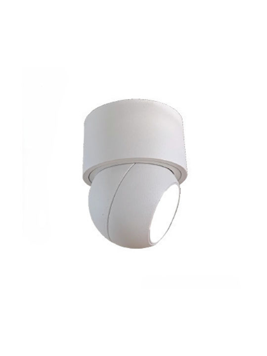 Inlight LED Θερμό Λευκό Σποτ σε Λευκό Χρώμα