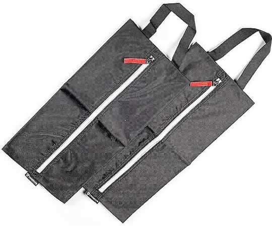 Travelto Geantă Plastică Pentru Pantofi Gri 43.5x19.5x17.5cm 2 Bucăți