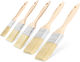 Set Pensule De Pictură 5 Bucăți 25 38 50 Mm Mâner Din Lemn Lavabil Vopsea Lac Glazură