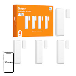 Sonoff Senzor de contact wireless ZigBee 4 bucăți