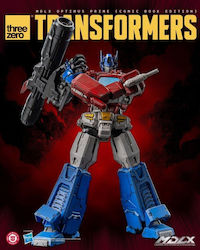 Threezero Transformers Optimus Prime Comic Book Edition Action Figure Threezero Transformers Optimus Prime Comic Book Edition Action Figure